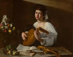 The Lute Player by Caravaggio Oil Painting