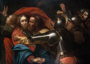 The Taking of Christ by Caravaggio Oil Painting