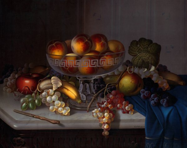 Still Life  by Carducius Plantagenet Ream - Hand-Painted Oil Painting Reproduction