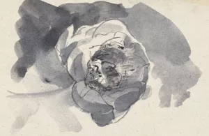 Bloemstudie by Carel Adolph Lion Cachet Oil Painting