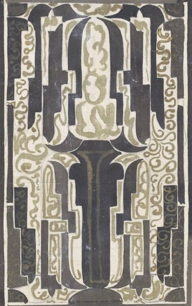Main Product Photo of Decoratief Ontwerp  Painting by Carel Adolph Lion Cachet