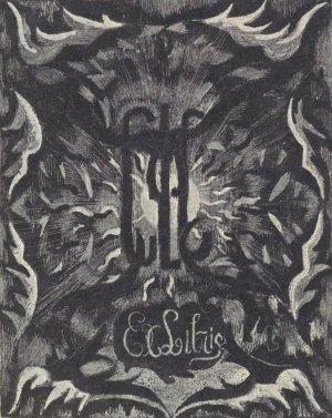 Ex libris van Carel Lion Cachet by Carel Adolph Lion Cachet Oil Painting