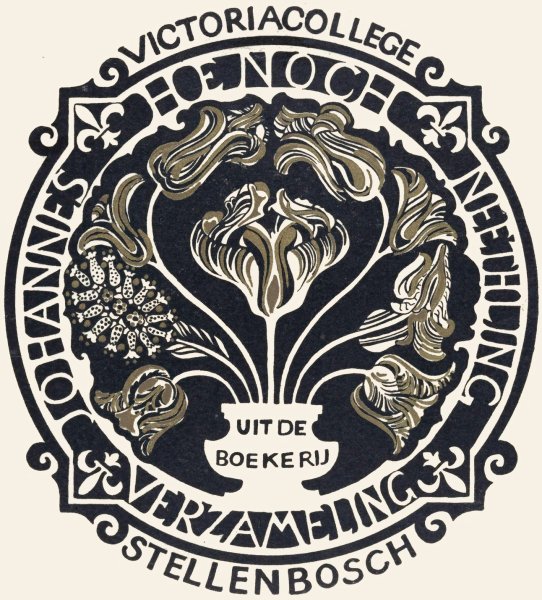 Main Product Photo of Ex libris van de Johannes Henoch Neethling verzameling ondergebracht bij Victoria College in Stellenbosch  Painting by Carel Adolph Lion Cachet