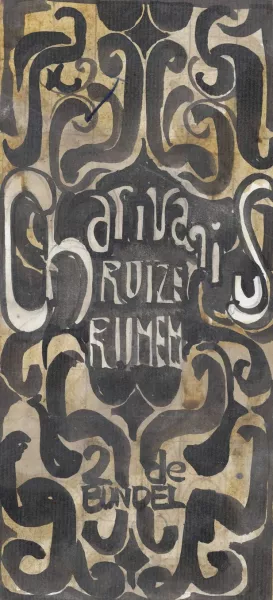 Ontwerp voor boekband voor Charivaris'Ruize-Rijmen, 2de Bundel by Carel Adolph Lion Cachet Oil Painting
