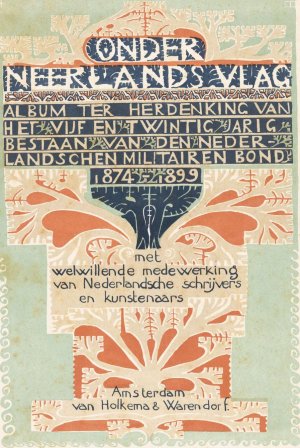 Titelpagina voor; Onder Neerlands vlag, 1899 by Carel Adolph Lion Cachet Oil Painting