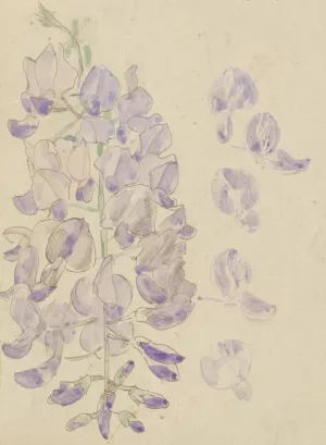 Wisteria by Carel Adolph Lion Cachet Oil Painting