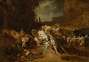 Mercury, Argus, and Io by Carel Fabritius Oil Painting