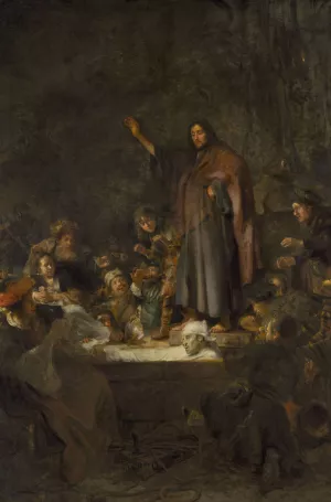 Raising of Lazarus by Carel Fabritius Oil Painting