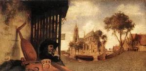 View of the City of Delft by Carel Fabritius - Oil Painting Reproduction
