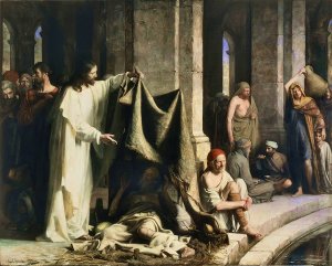 Christ Healing at the Pool of Bethesda by Carl Bloch Oil Painting