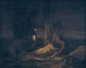 Descent from the Cross by Carl Bloch Oil Painting