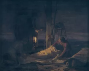 Descent from the Cross by Carl Bloch Oil Painting