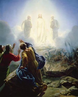 Transfiguration of Jesus by Carl Bloch Oil Painting