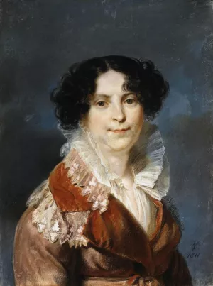 Portrait of a Lady by Carl Christian Von Vogelstein Oil Painting