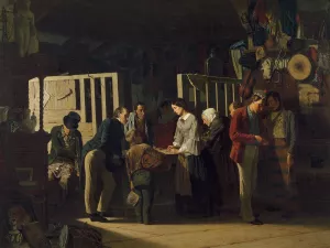 The Pawn Shop II by Carl D'Unker Oil Painting