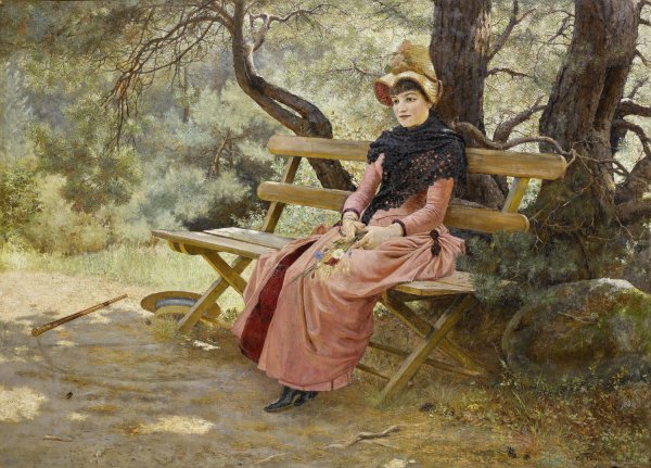 Forlorade I Tanken by Carl Erik Torner - Hand-Painted Oil Painting Reproduction