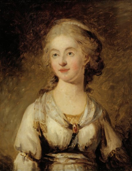 Main Product Photo of Actress Anna Sofia Hagman Painting by Carl Frederik Von Breda