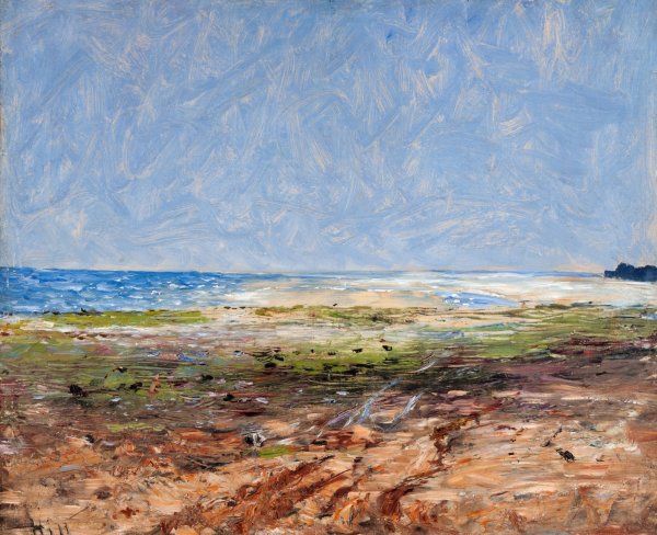Main Product Photo of Coast Scene, Luc-sur-Mer  Painting by Carl Fredrik Hill