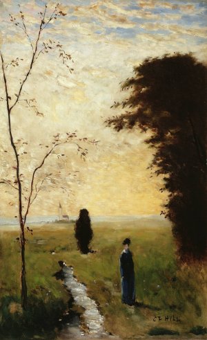 Sister Anna by Carl Fredrik Hill Oil Painting