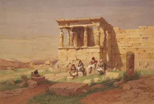 The Prostasis by Carl Friedrich Heinrich Werner Oil Painting