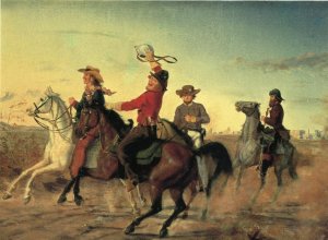 The Terry Rangers by Carl G. Von Iwonski Oil Painting