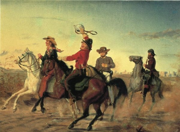 The Terry Rangers by Carl G. Von Iwonski - Hand-Painted Oil Painting Reproduction