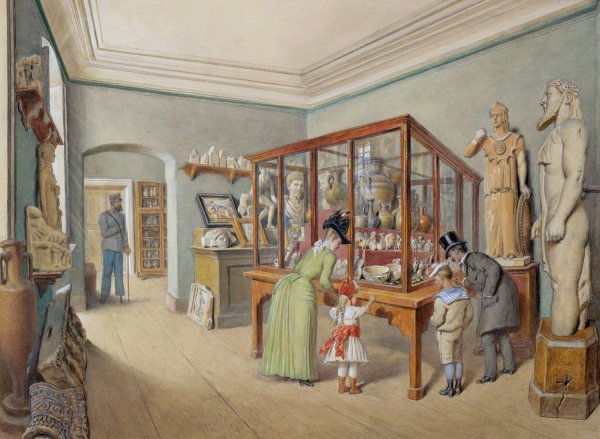 Main Product Photo of Das cyprische Zimmer  Painting by Carl Goebel The Younger