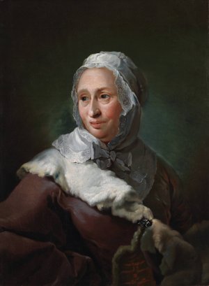 Portraet af Elisabeth Marie Fabritius, fodt d'Abbestee by Carl Gustaf Pilo Oil Painting