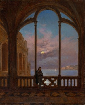 Erinnerung an Neapel by Carl Gustav Carus Oil Painting