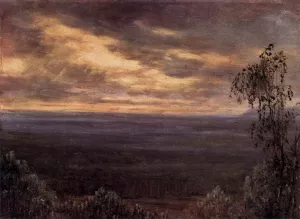 Morning Fog by Carl Gustav Carus Oil Painting