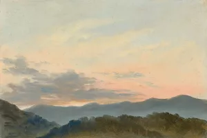 Wolkenstudie by Carl Gustav Carus Oil Painting