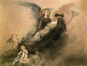 Arcessita ab Angelis painting by Carl Gutherz