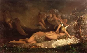 The Awakening of Spring by Carl Gutherz - Oil Painting Reproduction