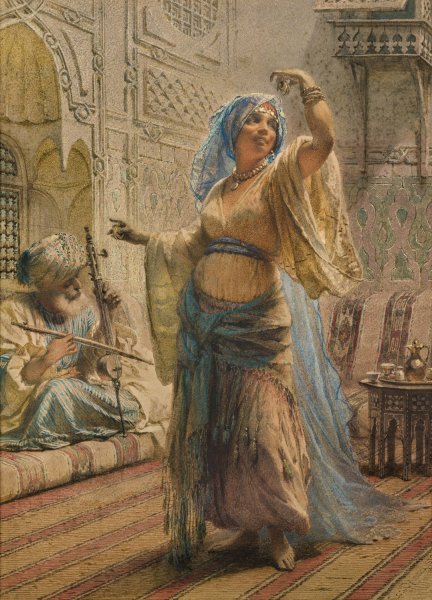 Main Product Photo of Dance Of The Almeh  Painting by Carl Haag