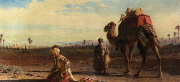Main Product Photo of La Illah ill Alah There is no God, but God Painting by Carl Haag