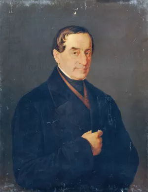 Anton Vinzenz Petke by Carl Haase Oil Painting