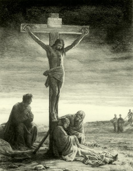 Main Product Photo of Crucifixion of Christ Painting by Carl Heinrich Bloch