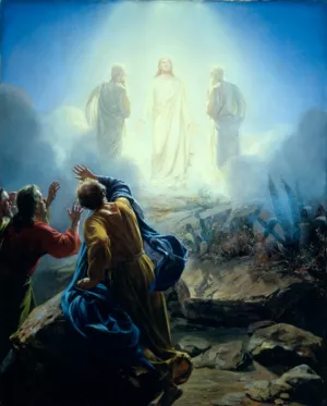 The Transfiguration painting by Carl Heinrich Bloch