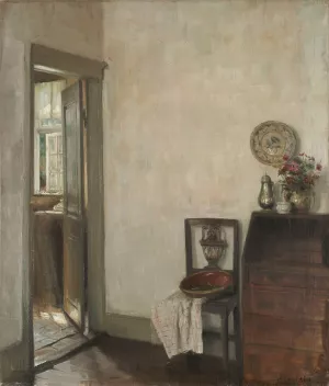 Interior by Carl Holsoe Oil Painting