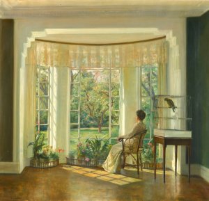 Reflections by Carl Holsoe Oil Painting
