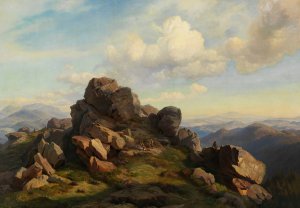 Bodenmais, Markt im niederbayrischen Landkreis Regen by Carl Hummel Oil Painting