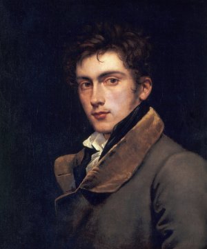 Self-portrait by Carl Joseph Begas Oil Painting