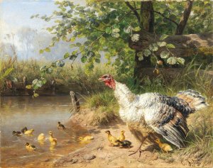 The Disobedient Children by Carl Jutz Oil Painting