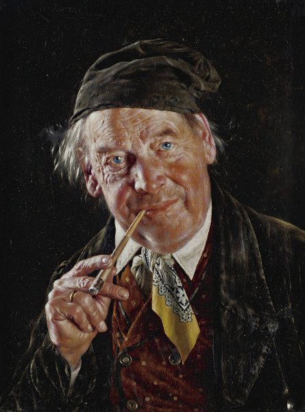 Main Product Photo of A Good Smoke Painting by Carl Kronberger