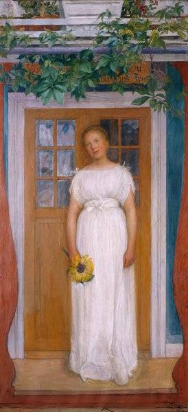 Age of Seventeen by Carl Larsson Oil Painting
