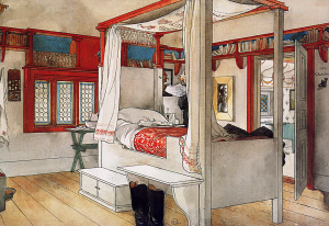 Daddy's Room by Carl Larsson Oil Painting