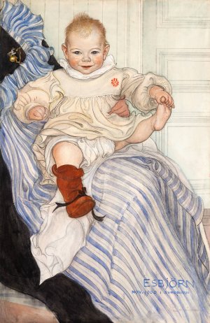 Esbjorn by Carl Larsson Oil Painting