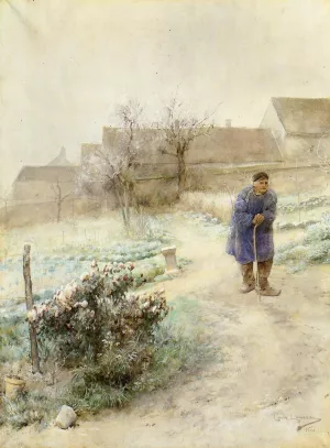 November by Carl Larsson - Oil Painting Reproduction