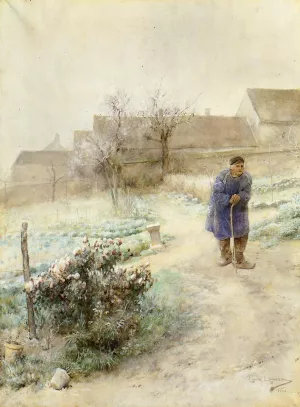 November Oil painting by Carl Larsson