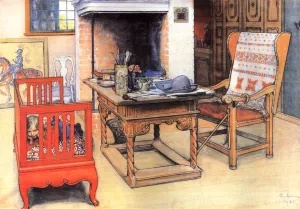Peek-a-Boo Oil painting by Carl Larsson